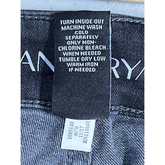 Lane Bryant Low Rise Girlfriend Sequin Distressed Jeans Womens 20 Cotton Blend - Picture 7 of 9